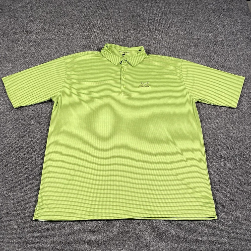 Horn Legend Bamboo Charcoal Performance Stretch Golf Shirt Mens 2XL *BLEMISH* - Picture 3 of 8